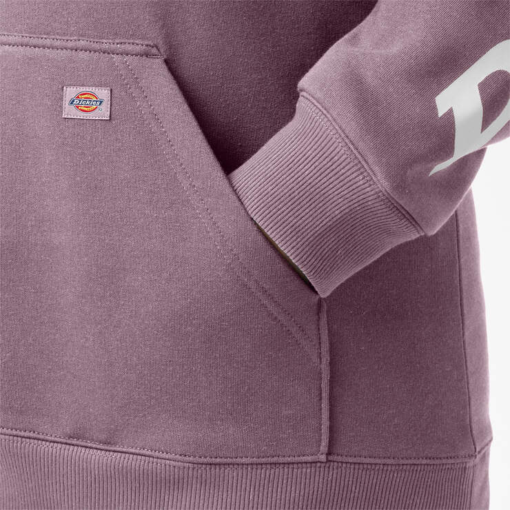 Women's Plus Water Repellent Sleeve Logo Hoodie - Lilac (LC) image number 5