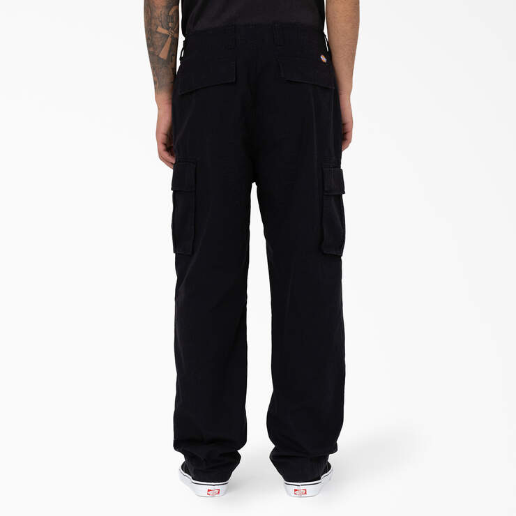 Eagle Bend Relaxed Fit Double Knee Cargo Pants - Black (BKX) image number 2