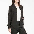 Women&#39;s Dynamix Zip Front Scrub Jacket - Black &#40;BLK&#41;