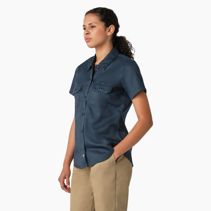 Women's 574 Original Work Shirt - Airforce Blue (ASL) image number 3