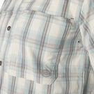 Cooling Long Sleeve Work Shirt - Clear Blue/Smoke Plaid &#40;B1H&#41;