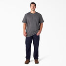 Heavyweight Heathered Short Sleeve Pocket T-Shirt - Charcoal Gray Heather &#40;CGH&#41;