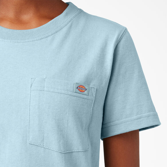 Women&#39;s Heavyweight Short Sleeve Pocket T-Shirt - Dockside Blue &#40;DU1&#41;