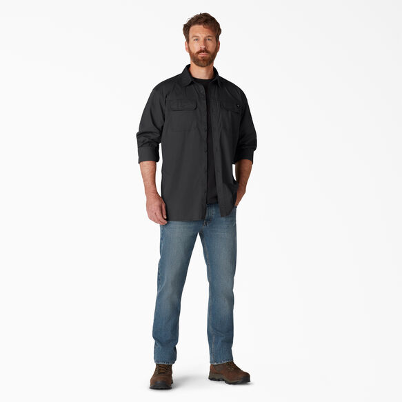 FLEX Ripstop Long Sleeve Shirt - Rinsed Black &#40;RBK&#41;