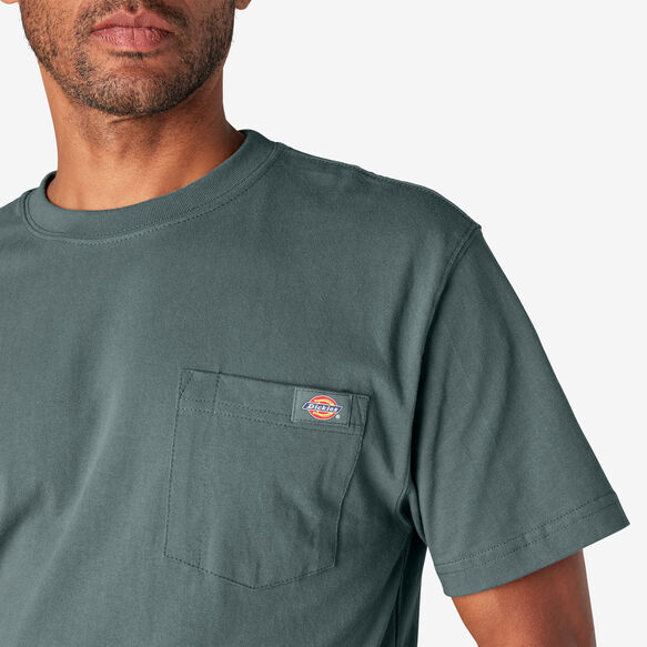 Heavyweight Short Sleeve Pocket T-Shirt - Lincoln Green &#40;LN&#41;