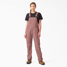 Women&#39;s Relaxed Fit Bib Overalls - Rinsed Ash Rose &#40;RAR&#41;