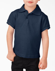 Toddler Short Sleeve Piqu&eacute; Polo Shirt - Dark Navy &#40;DN&#41;