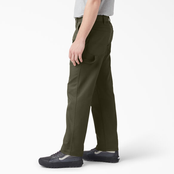 Relaxed Fit Duck Carpenter Pants - Military Green &#40;ML&#41;