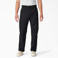 Regular Fit Cuffed Work Pants - Black (BKX)
