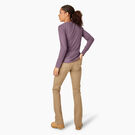 Women&#39;s Henley Long Sleeve Shirt - Grapeade &#40;GSD&#41;