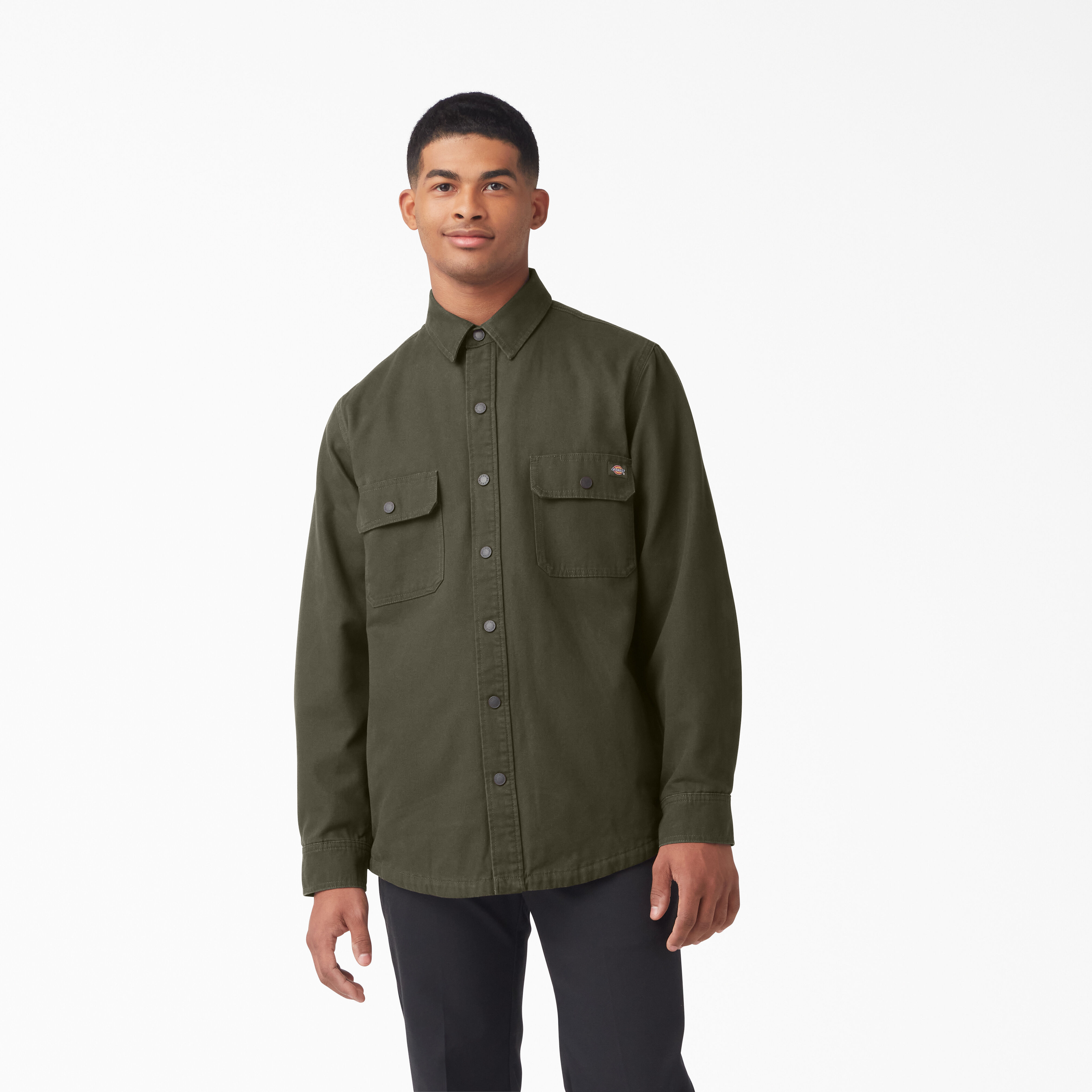 Green dickies shirt sales