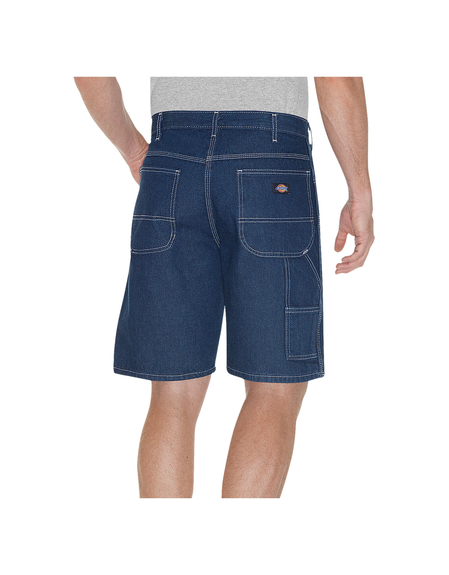 dickies blue jean shorts