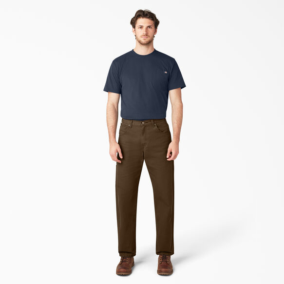 Relaxed Fit Heavyweight Duck Carpenter Pants - Rinsed Timber Brown &#40;RTB&#41;