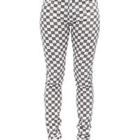 Dickies Girl Juniors' 5 Pocket Checkered Pants - Black White Checkered (CBW)