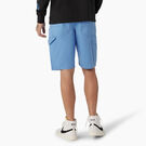 Stonewashed Duck Carpenter Shorts, 11&quot; - Stonewashed Azure Blue &#40;SWZ&#41;