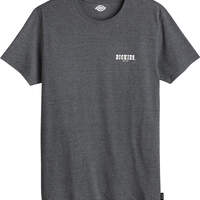 Cursive Screen Print T-Shirt - Charcoal Gray (ACH)