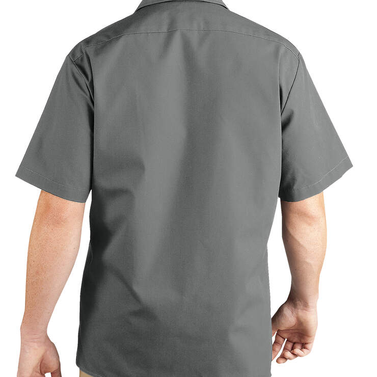 Short Sleeve Poplin Work Shirt - Graphite Gray (GA) image number 2