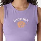 Women&#39;s Graphic Cropped Tank Top - Purple Rose &#40;UR2&#41;