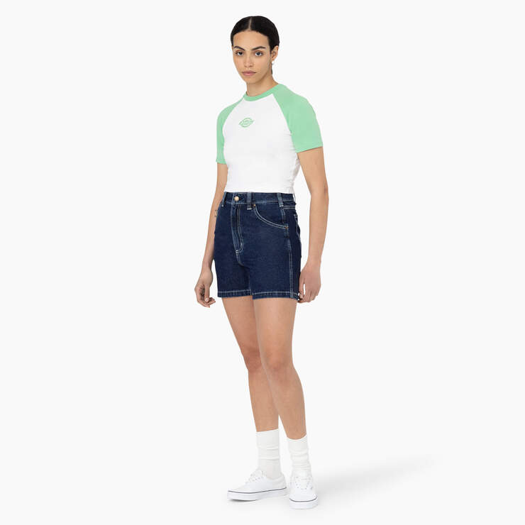 Women's Sodaville Cropped T-Shirt - Apple Mint (AR2) image number 3