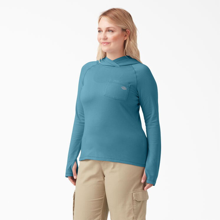 Women&#39;s Plus Cooling Performance Sun Shirt - Deep Sky &#40;ESD&#41;