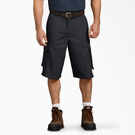 Loose Fit Cargo Work Shorts, 13&quot; - Black &#40;BK&#41;