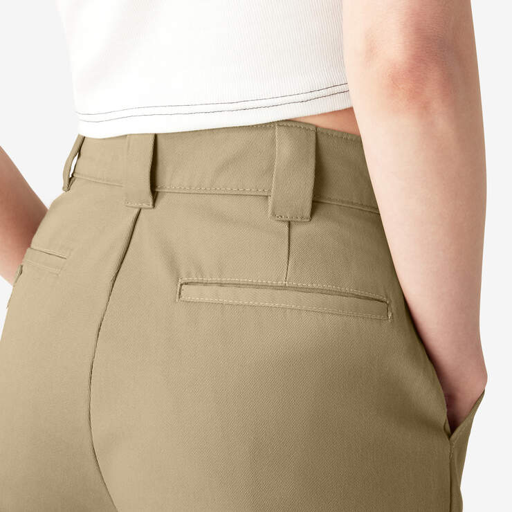 Women’s Relaxed Fit Double Knee Pants - Khaki (KH) image number 9