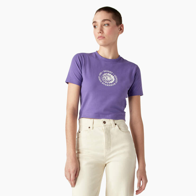 Women's Garden Plain Cropped T-Shirt - Imperial Palace (M2C) image number 1