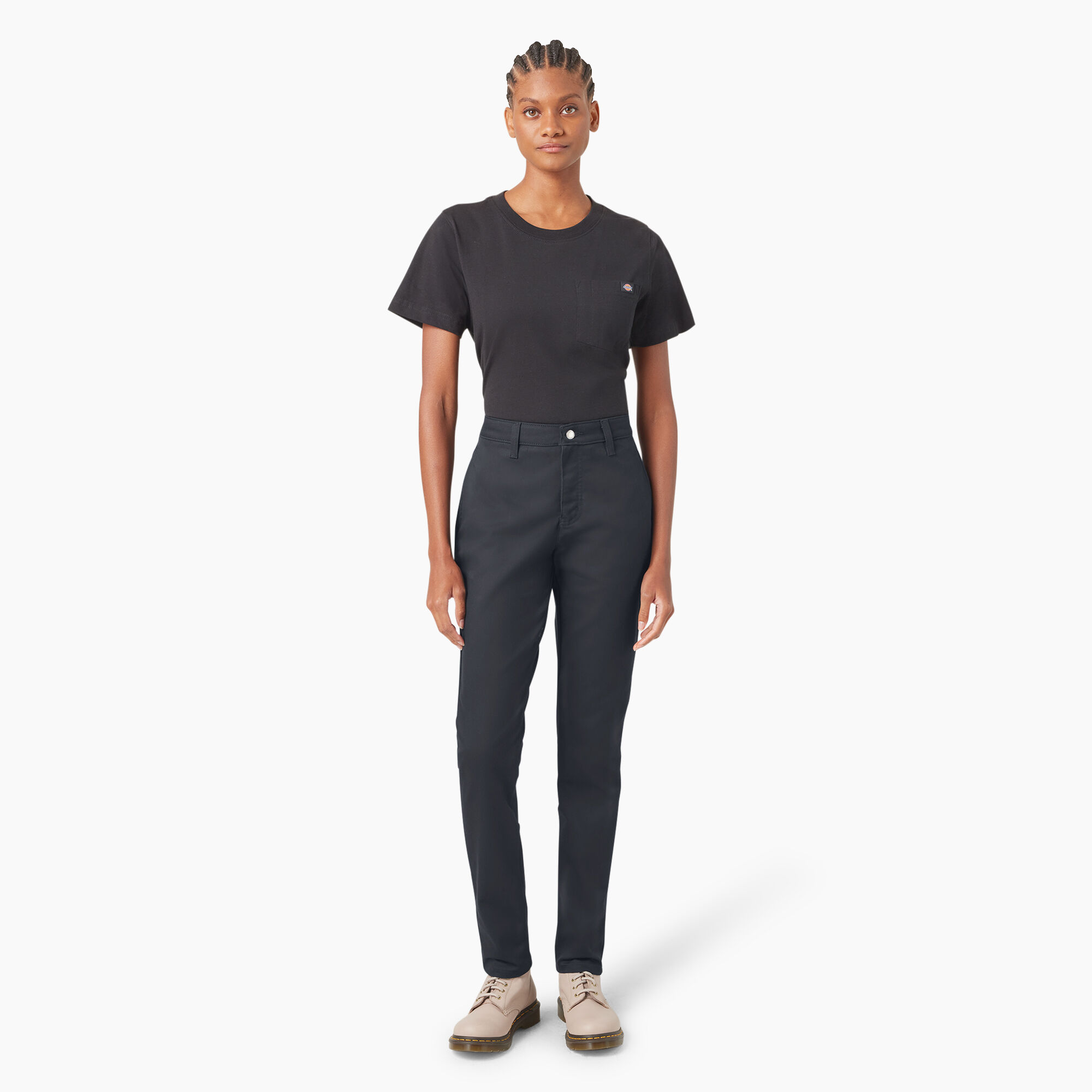 Women's dickies skinny work pants top