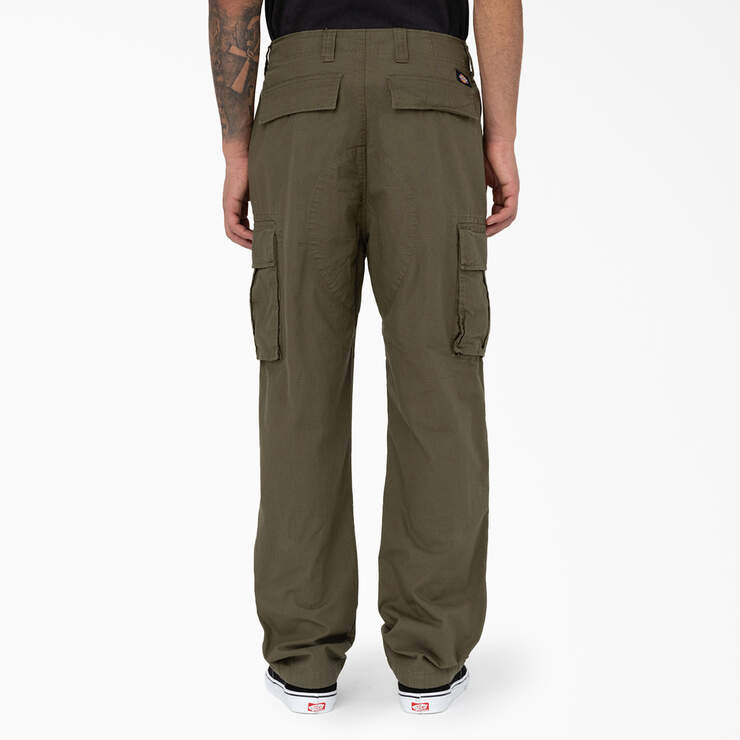Eagle Bend Relaxed Fit Double Knee Cargo Pants - Military Green (ML) image number 2