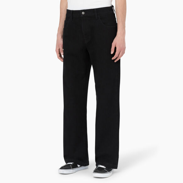 Dickies Skateboarding Wingville Loose Fit Jeans - Black Denim &#40;L9D&#41;