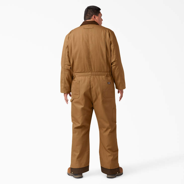 Duck Insulated Coveralls - Brown Duck (BD) image number 5