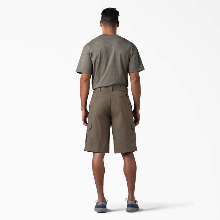 FLEX Relaxed Fit Cargo Shorts, 13" - Mushroom (MR1) image number 5