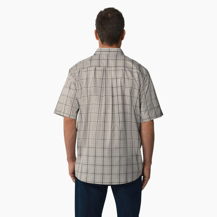 Short Sleeve Woven Shirt - Smoke Backland Prairie Plaid (A1A) image number 2