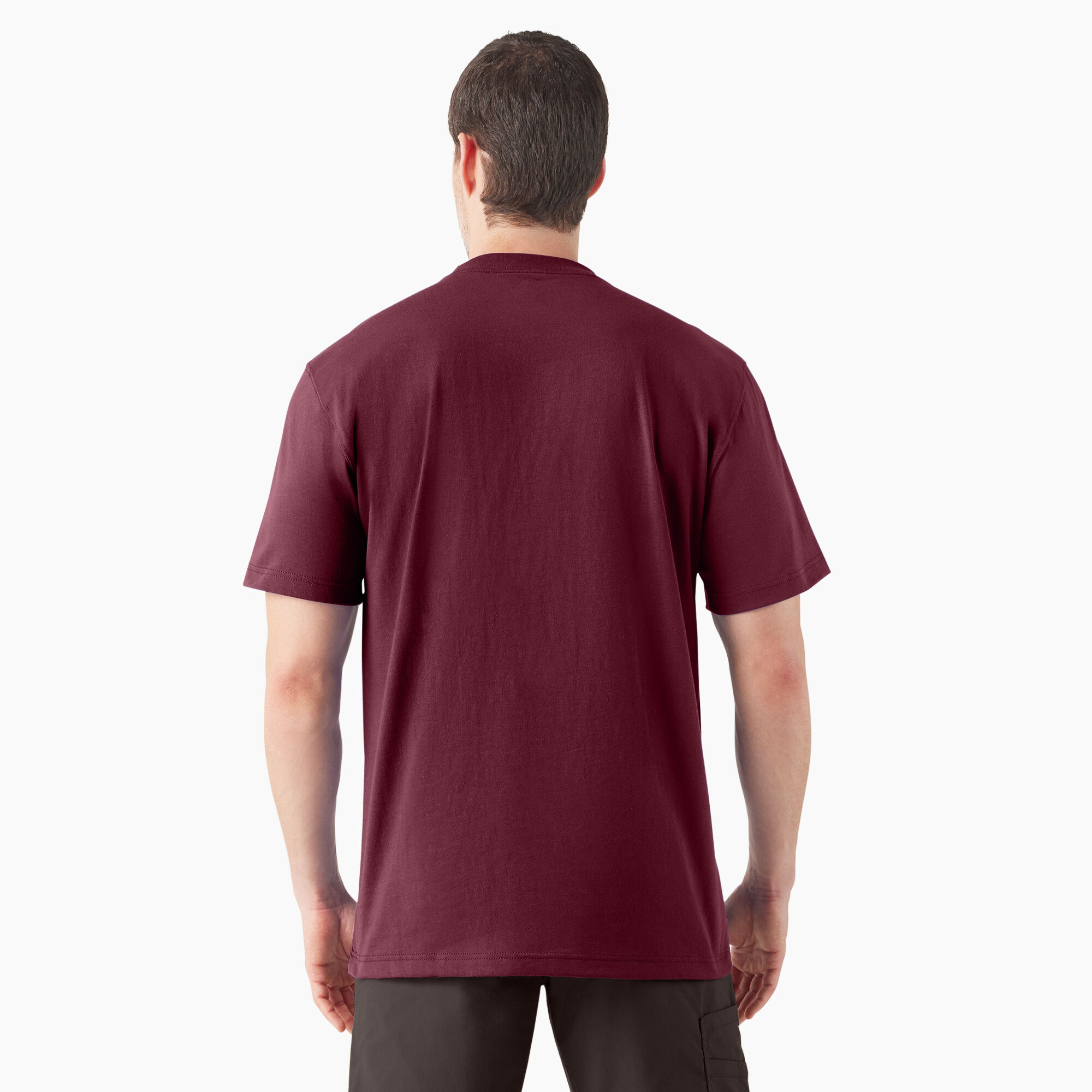 burgundy dickies shirt