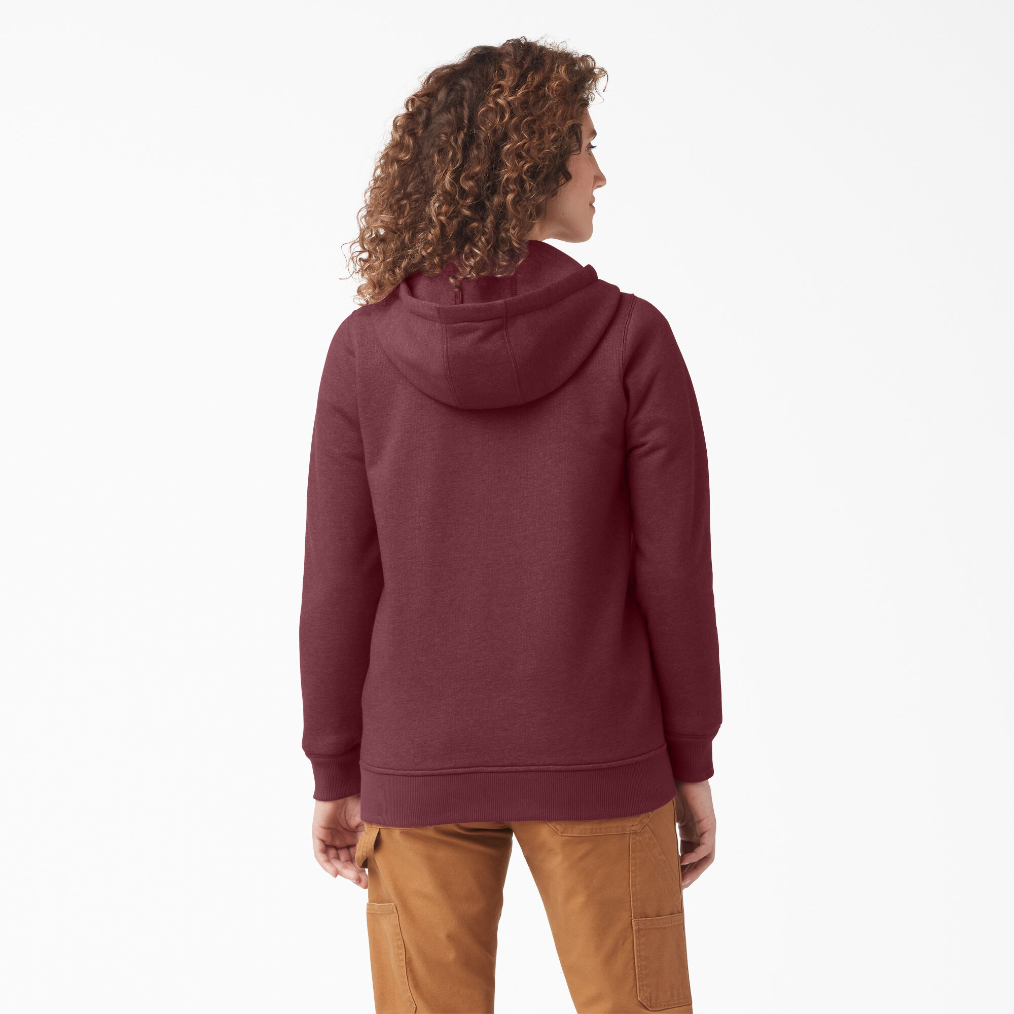 Women s Heavyweight Full Zip Fleece Hoodie Dickies US