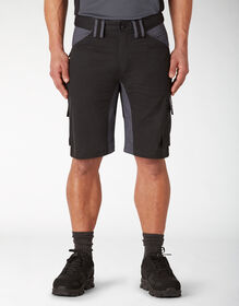 11&quot; Performance Workwear FLEX GDT Premium Cargo Shorts - Black Grey &#40;UBY&#41;