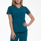 Women&#39;s EDS Essentials V-Neck Scrub Top - Caribbean Blue &#40;CRB&#41;