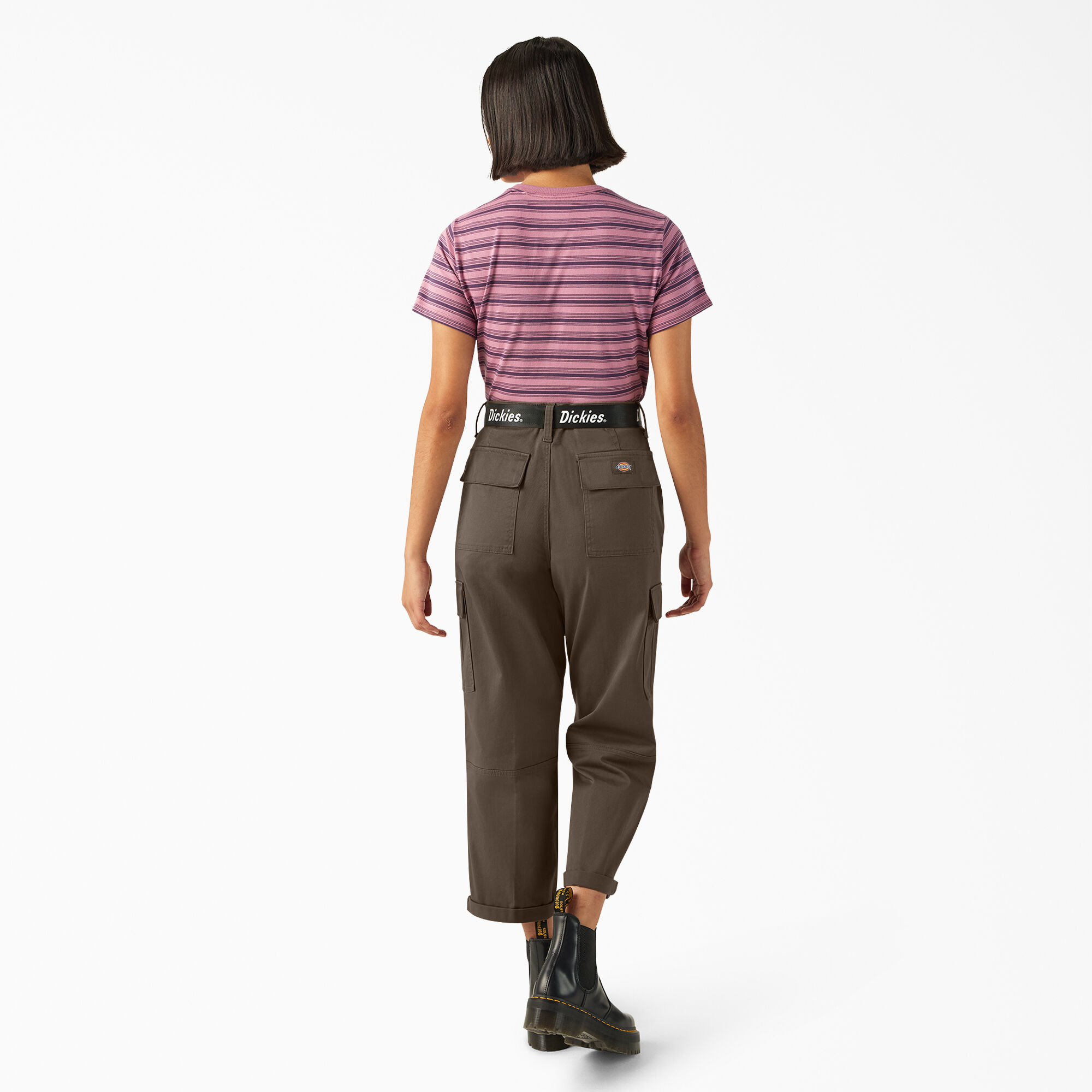 Women s Relaxed Fit Cropped Cargo Pants Dickies US