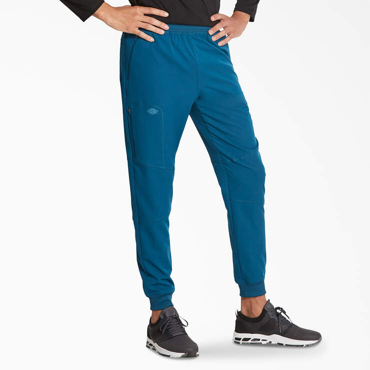 Men's Dynamix Natural Rise Jogger Scrub Pants - Caribbean Blue (CRB) image number 4
