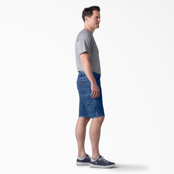 Active Waist Carpenter Shorts, 11&quot; - Stonewashed Indigo Blue &#40;SNB&#41;