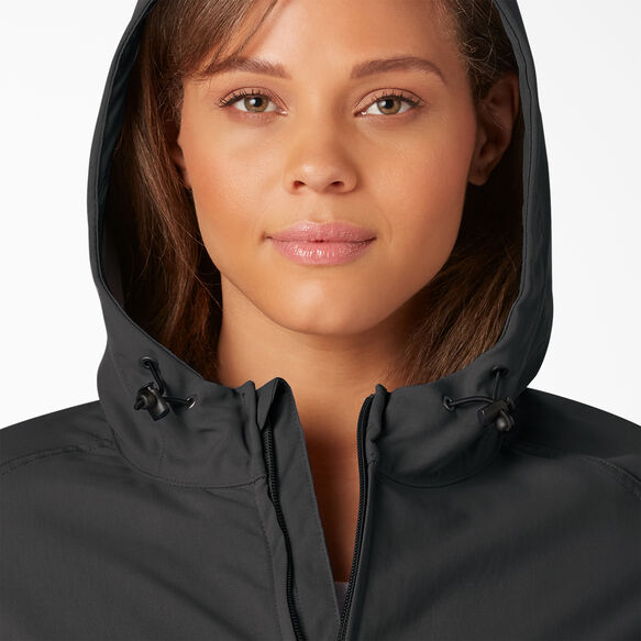 Women&rsquo;s Plus Performance Hooded Jacket - Black &#40;BKX&#41;