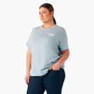 Women&#39;s Plus Heavyweight Workwear Graphic T-Shirt - Dockside Blue &#40;DU1&#41;