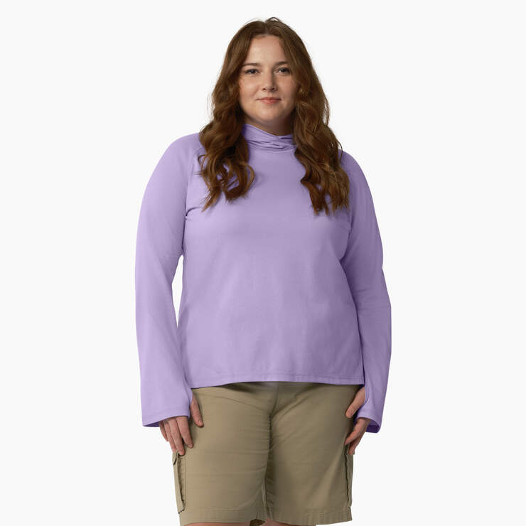 Women's Plus Cooling Performance Sun Shirt - Purple Rose (UR2) image number 1