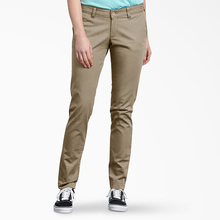 Women&#39;s Slim Fit Skinny Leg Pants - Rinsed Desert Sand &#40;RDS&#41;