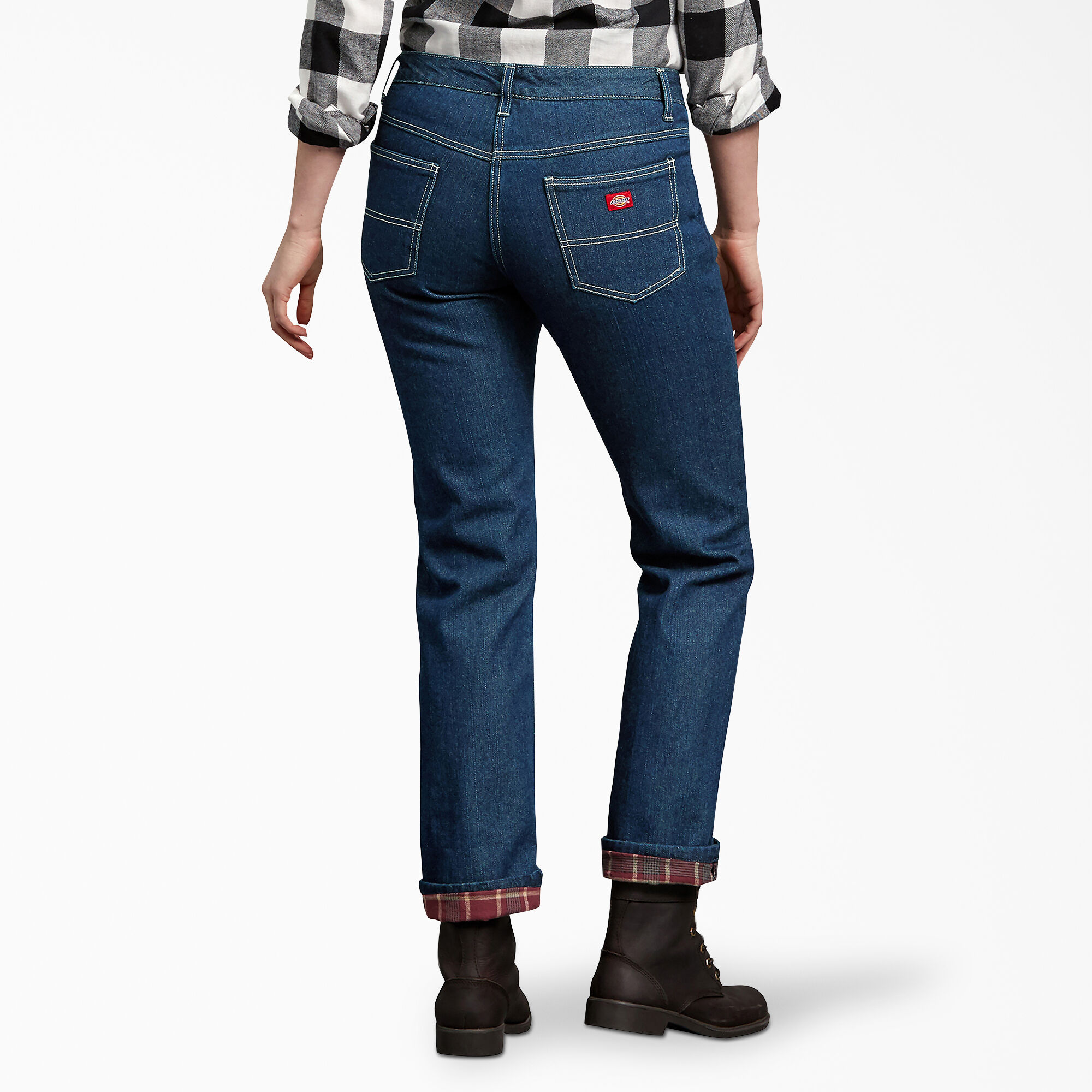 dickies flannel lined jeans mens