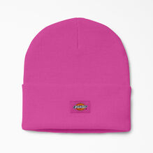 Cuffed Knit Beanie - Neon Pink &#40;NK&#41;