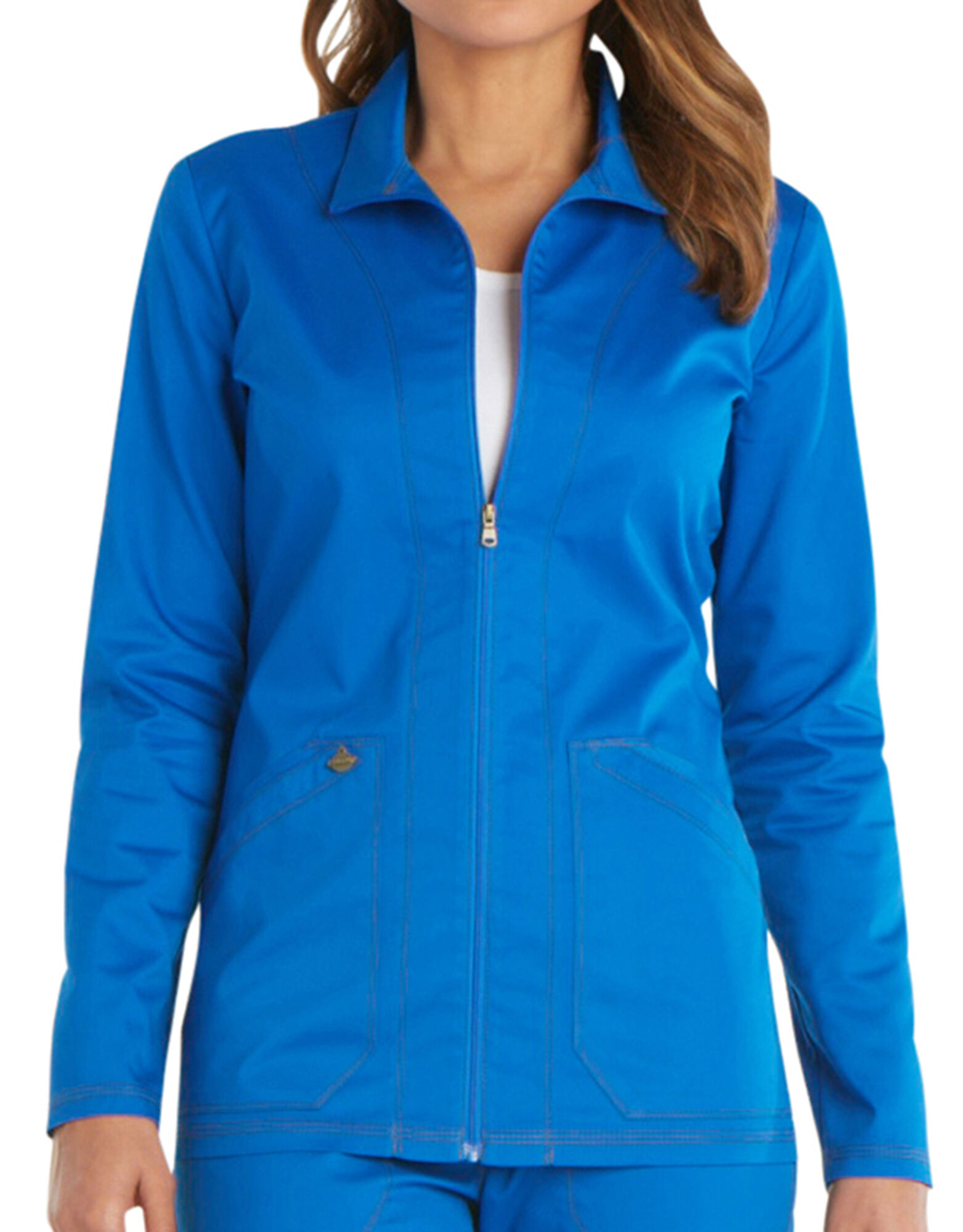 Dickies essence scrubs clearance zip up jacket