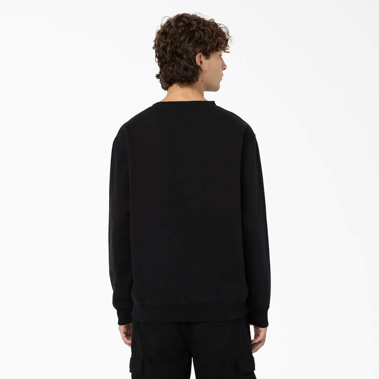 Garden Plain Graphic Sweatshirt - Black (KBK) image number 2