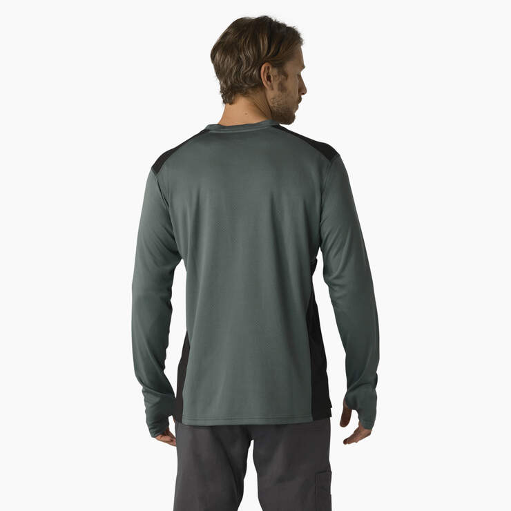 Temp-iQ® 365 Long Sleeve Pocket T-Shirt - Lincoln Green (LN) image number 2