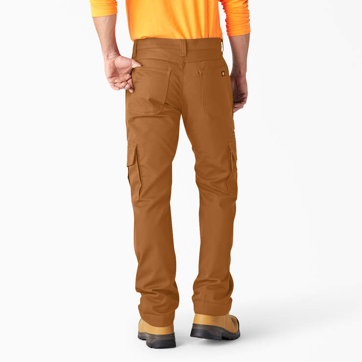 FLEX DuraTech Relaxed Fit Duck Cargo Pants - Brown Duck (BD) image number 2